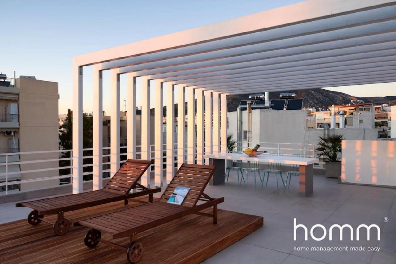 דירות אתונה Brand New Homm Penthouse In Ano Glyfada, Dilou מראה חיצוני תמונה